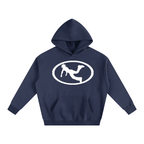 Pluto W Oval Logo Oversize Fleeced Hoodie