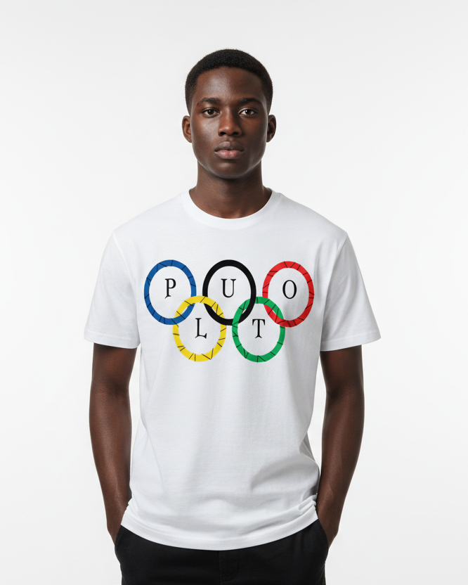 PLUTOLYMPICS Cotton Tee-Shirt