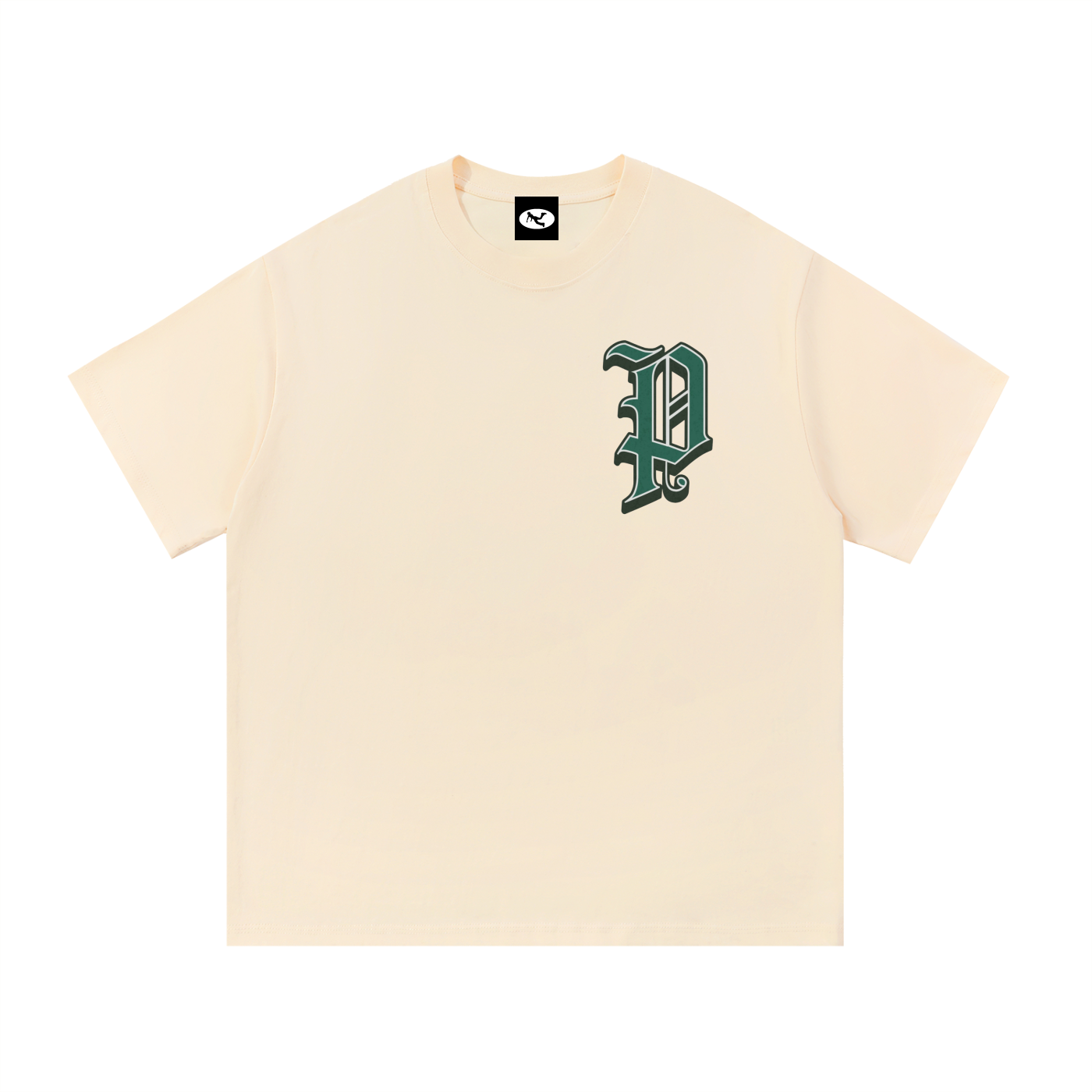 P Initial Cotton Tee-Shirt