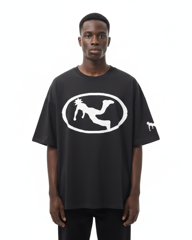 PlutosWorld Angel Streetwear Cotton Loose Tee-Shirt
