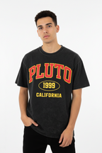 Pluto California 1999 Oversized Snow Washed Tee-Shirt