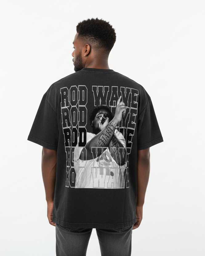 Rod Wave Graphic Vintage Cotton Tee-Shirt