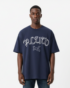 Pluto Outline Cotton Tee-Shirt