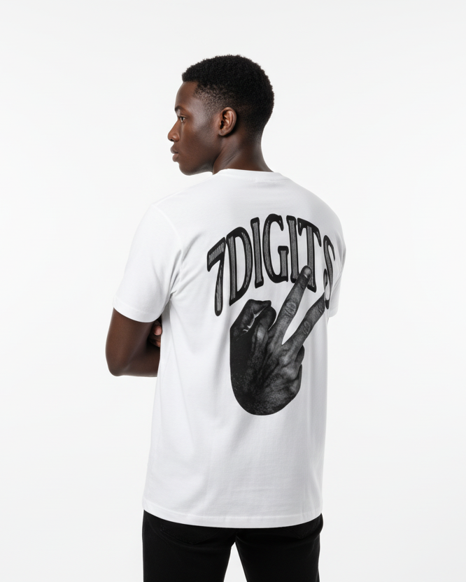 7DIGITS Pluto Cotton Tee-Shirt
