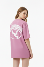 Plutos Believe Yourself Streetwear Loose Cotton Tee-Shirt