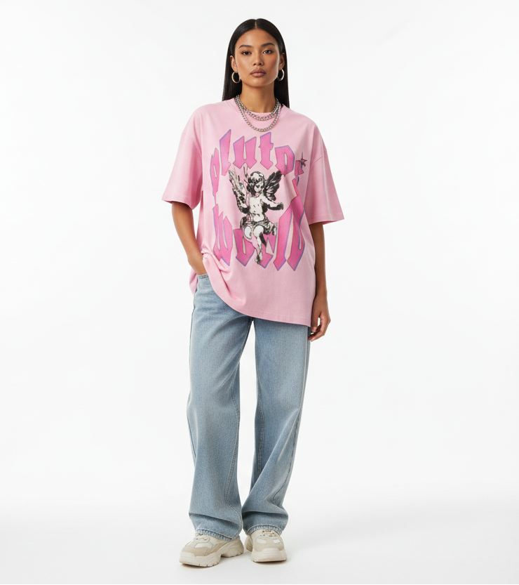 Pluto's World Angel Cotton Tee-Shirt