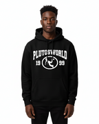 PlutosWorld Oval Logo 199 Oversize Fleeced Hoodie