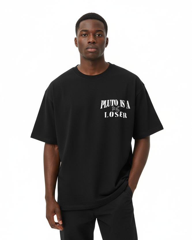 Pluto Is A Loser Cotton Tee-Shirt