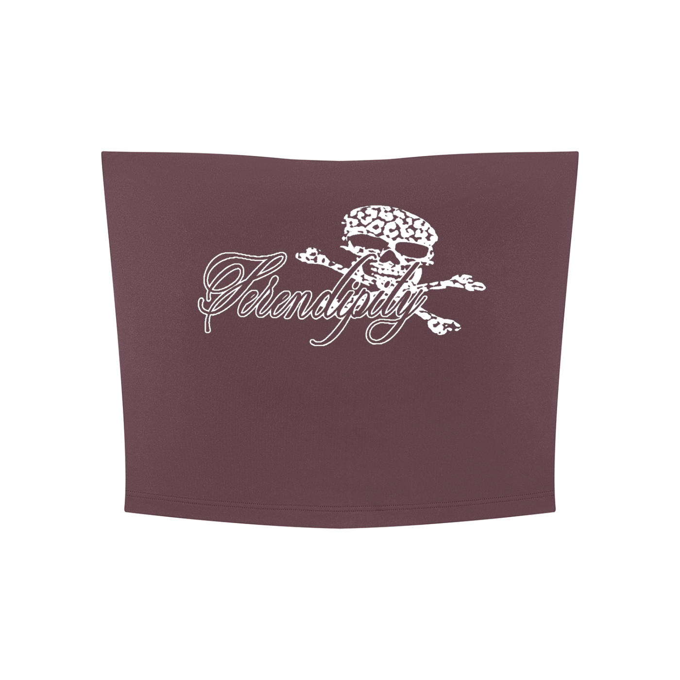 Serendipity Skull Cropped Tube Top