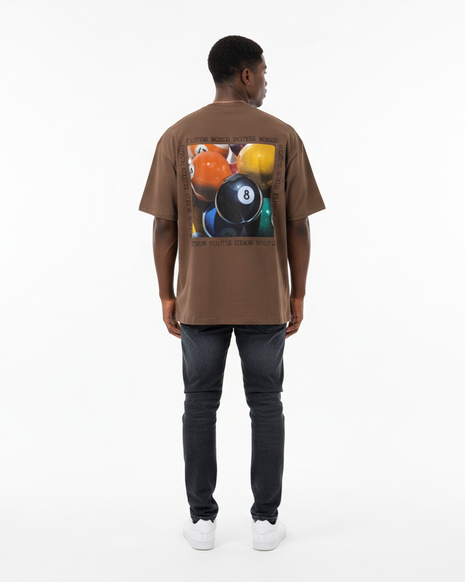 PLUTOSWORLD 8Ball Cotton Tee-Shirt