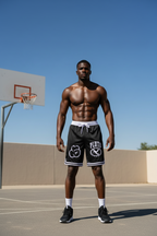 Plutos Classic Stripe Trim Basketball Shorts