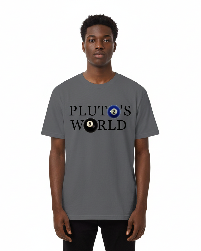 Plutos World Billiards Cotton Tee-Shirt