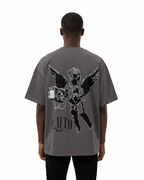 Pluto World Angel Music Loose Cotton Tee-Shirt