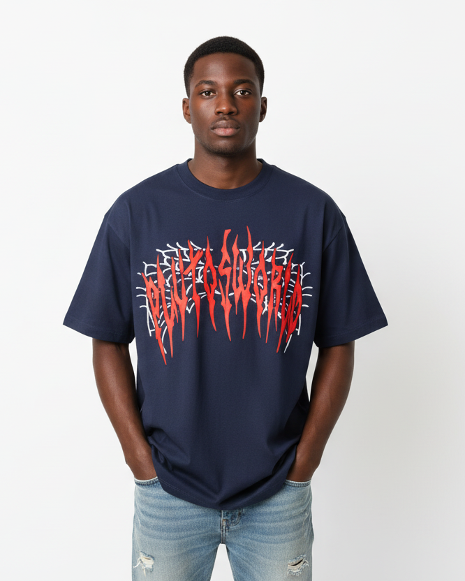 PlutosWorld Web Cotton Tee-Shirt