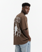 Pluto Outline Cotton Tee-Shirt