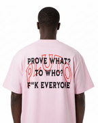 RED Pluto Outline Cotton Boxy Tee-Shirt