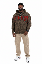 PlutosWorld Leopard Print Full Zip Hoodie