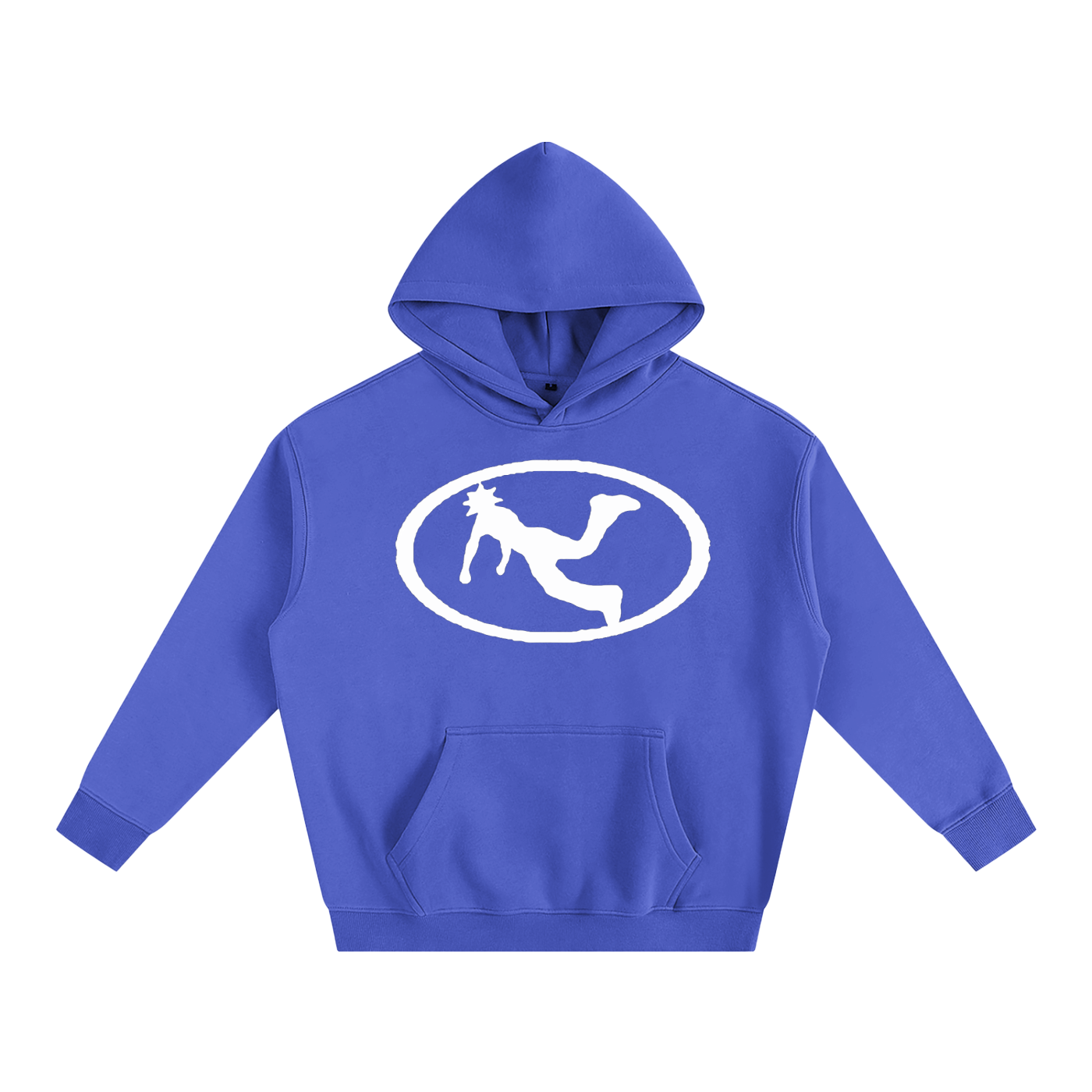 Pluto W Oval Logo Oversize Fleeced Hoodie