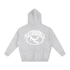 Pluto W Oval Logo Oversize Fleeced Hoodie