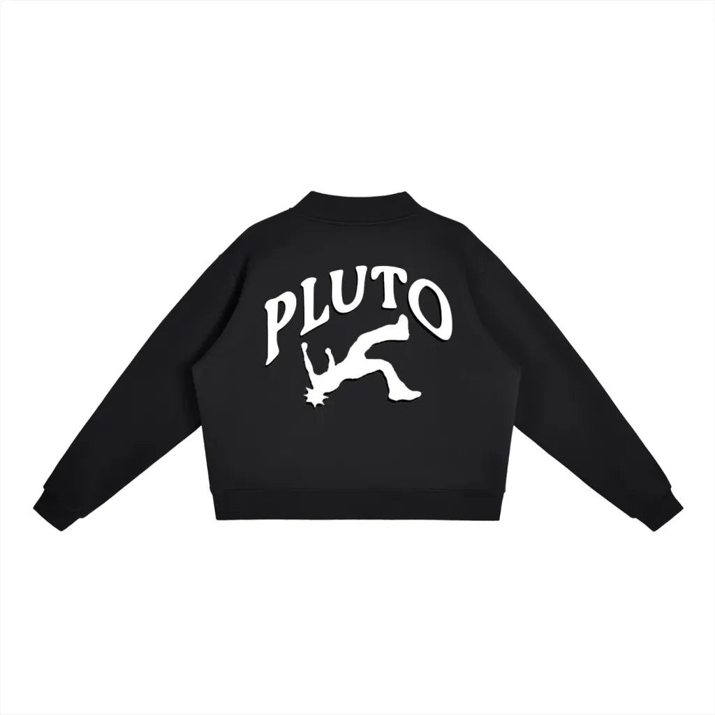 Plutos World ITBI Womens Mock-Neck Crew Sweatshirt