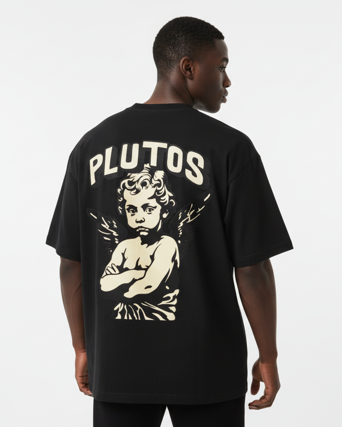 Plutos Angel World Cotton Tee-Shirt