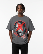 Asap Rocky Red Star Cotton Tee-Shirt