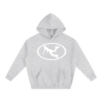 Pluto W Oval Logo Oversize Fleeced Hoodie