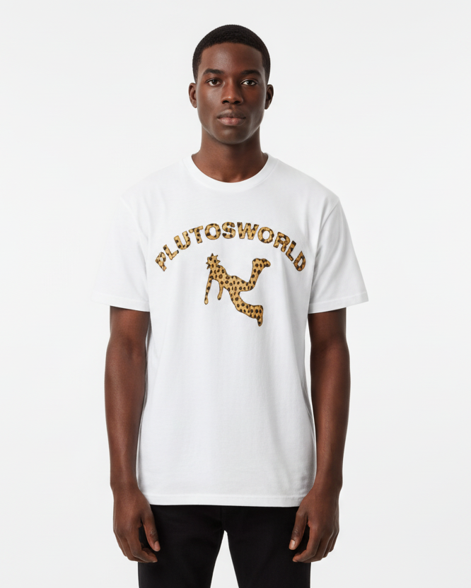 Cheatah PlutosWorld Cotton Tee-Shirt