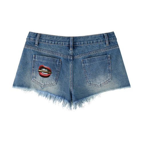 Denim,Womens,Shorts