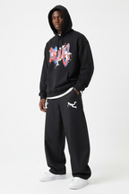 Pluto White Logo Barrel Dress Pants