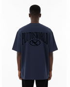 Pluto Black Oval Logo Tee-Shirt