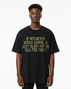 Never Speak Again Cotton Tee-Shirt