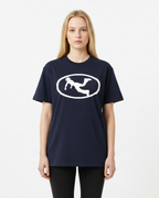Pluto White Oval Logo Tee-Shirt