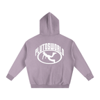 Pluto W Oval Logo Oversize Fleeced Hoodie