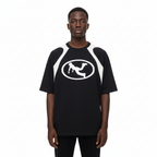 Pluto White Oval Logo Panel Tee-Shirt