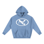 Pluto W Oval Logo Oversize Fleeced Hoodie