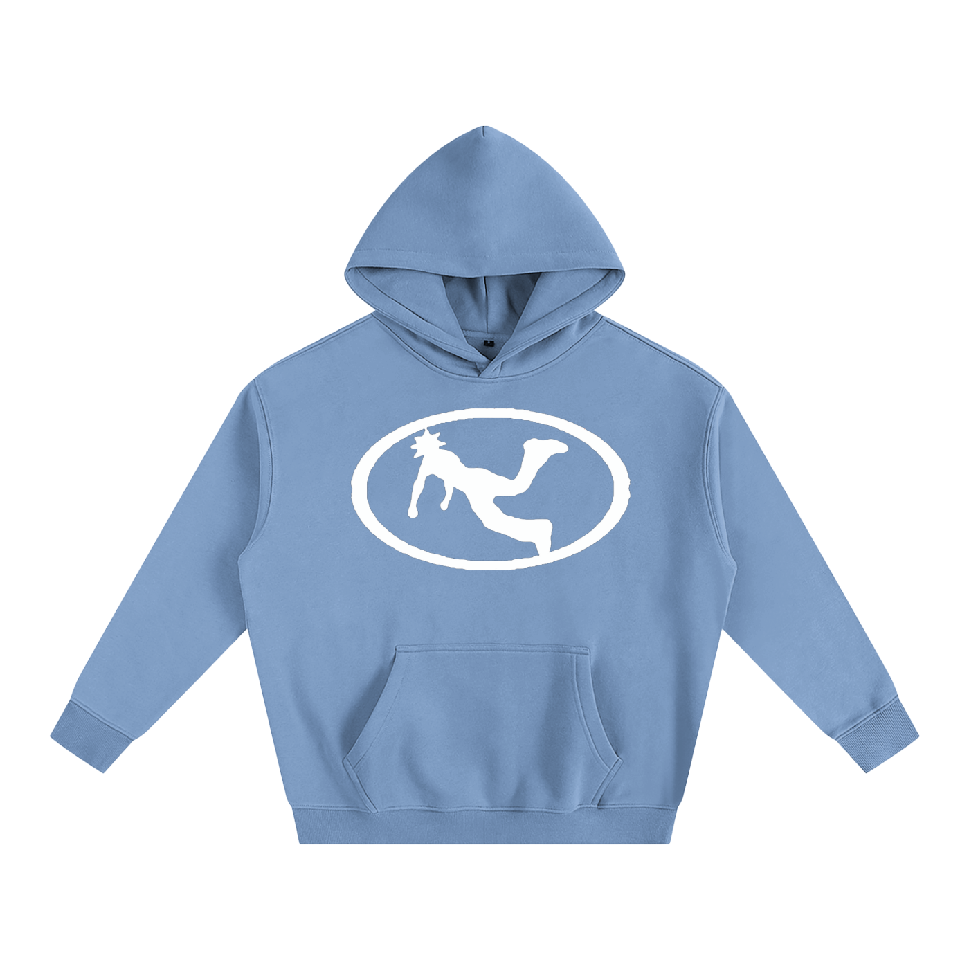 Pluto W Oval Logo Oversize Fleeced Hoodie