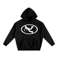Pluto W Oval Logo Oversize Fleeced Hoodie