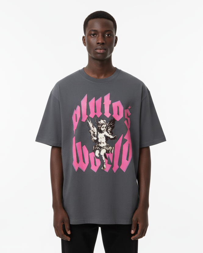 Pluto's World Angel Cotton Tee-Shirt