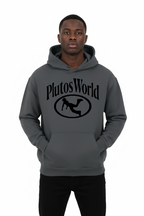 Plutos World Arch Oval Logo Essential Heavyweight Hoodie