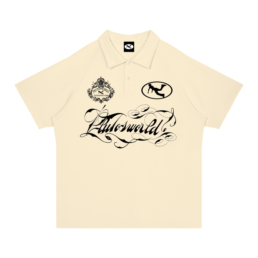 Plutosworld Ornate Polo Shirt