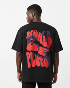 World OF Pluto Purple/Red Cotton Tee-Shirt