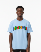 PlutosWorld Rainbow Font Cotton Tee-Shirt