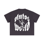 PlutosWorld Angel Cotton Boxy Tee-Shirt
