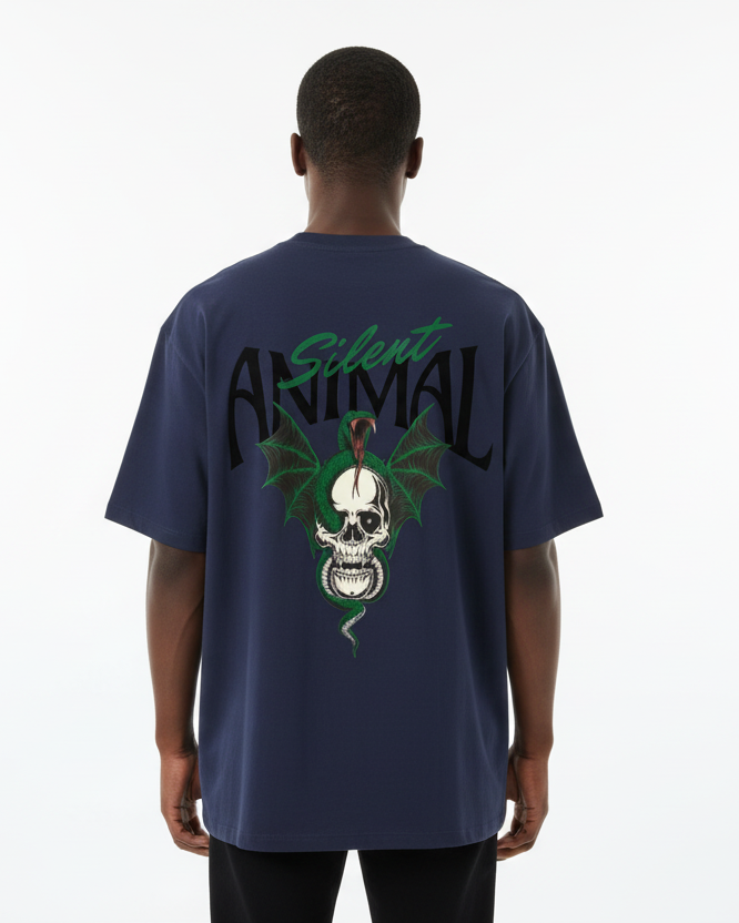 PLUTOSWORLD Silent Animal Cotton Tee-Shirt