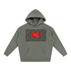 Pluto Leopard Print Fleeced Hoodie