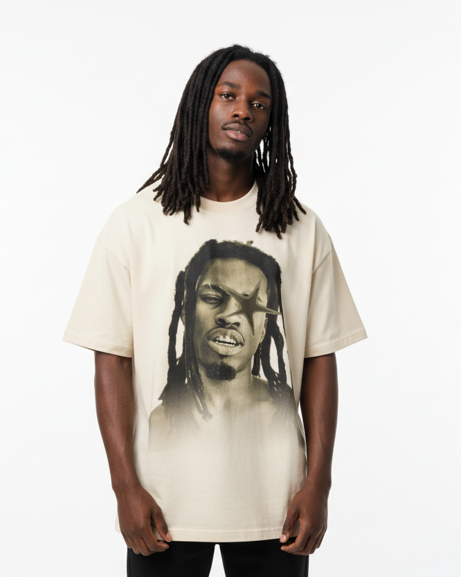 Denzel Curry Vintage Wash Cotton Tee-Shirt