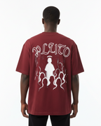 Pluto Outline Cotton Tee-Shirt