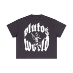 PlutosWorld Angel Cotton Boxy Tee-Shirt