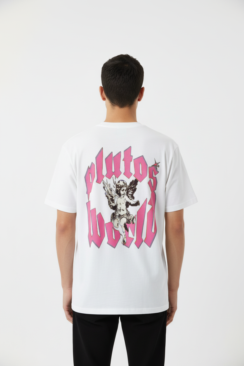 Pluto's World Angel Cotton Tee-Shirt